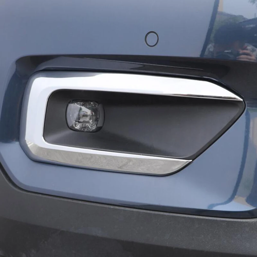 

Для Volvo XC40 XC 40 2019 2020 ABS хромированный передний противотуманный светильник крышка планки передняя противотуманная фара защитная рамка авто аксессуары