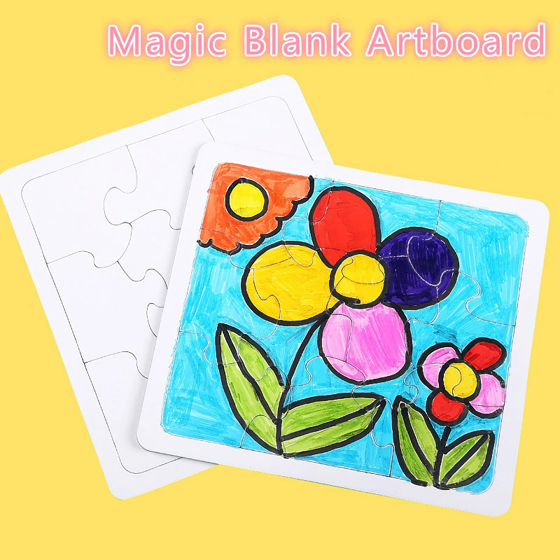 Детская доска для рисования сделай сам пазл детские игрушки забавные