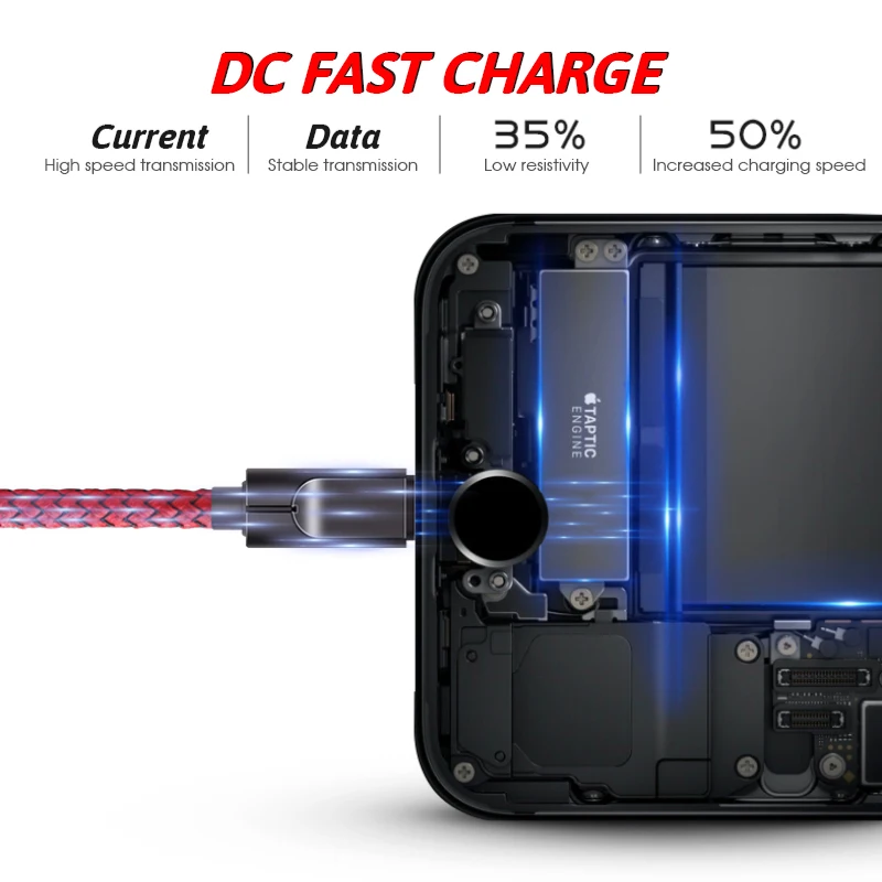 1 м 3AFast кабель для синхронизации данных и зарядки Samsung Andriod Micro USB Type C мобильный