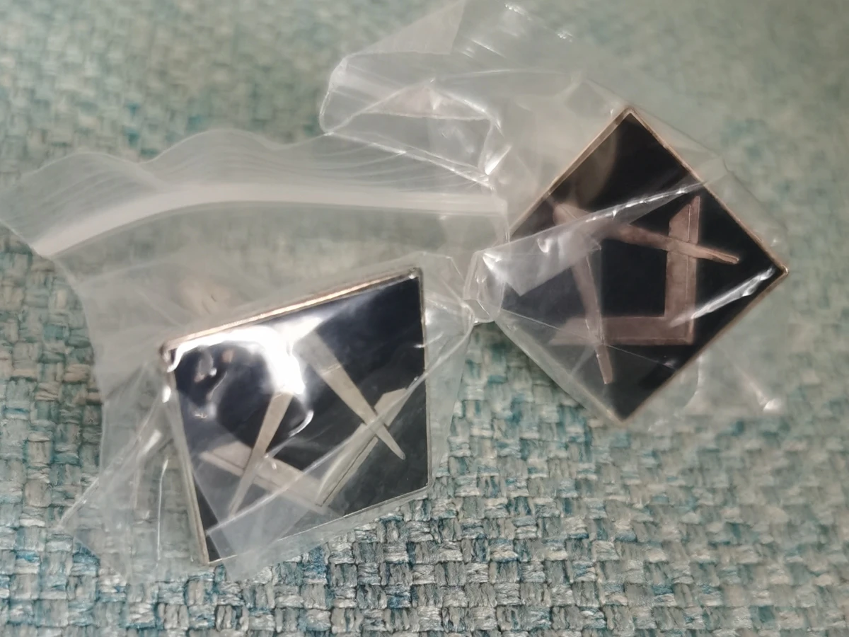 Черные запонки Masonic для фремана рукав каменной кладки пуговицы манжеты