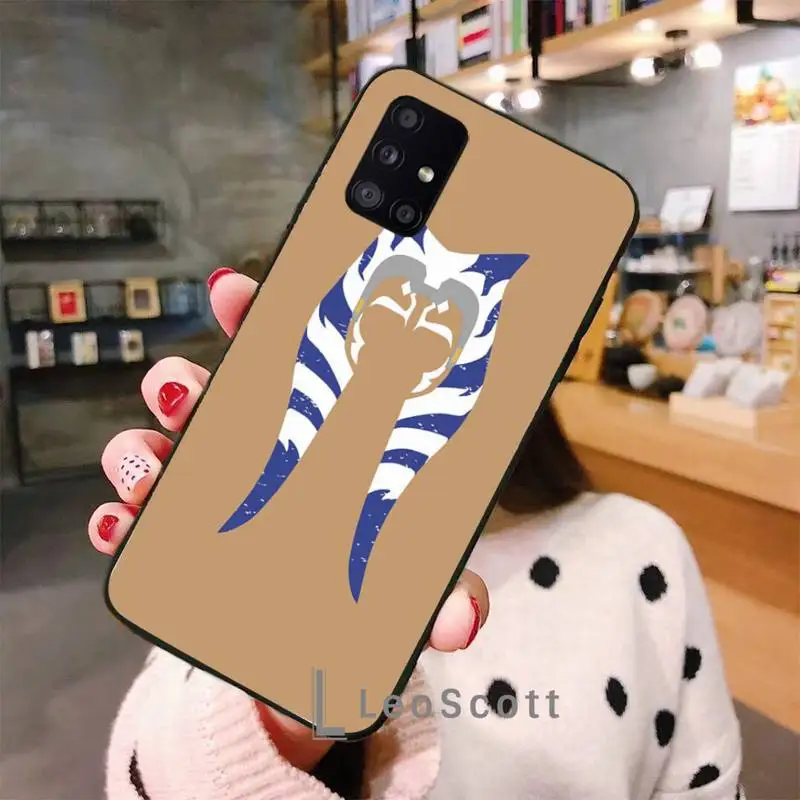 

Ahsoka Tano Phone Case For Samsung A50 A51 A71 A31 A21S S8 S9 S10 S20 S21 Plus Fe Ultra 4G 5G