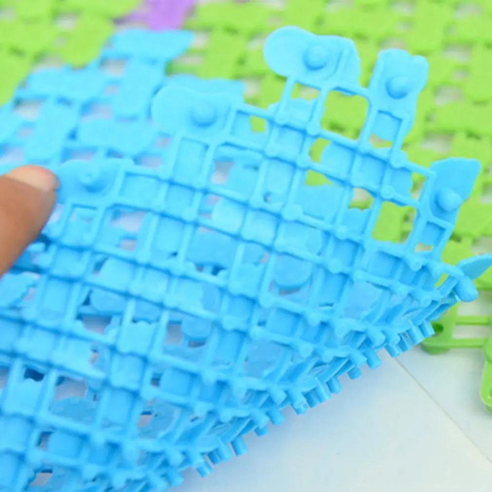 Многофункциональный коврик пазл карамельных цветов съемный для ванной