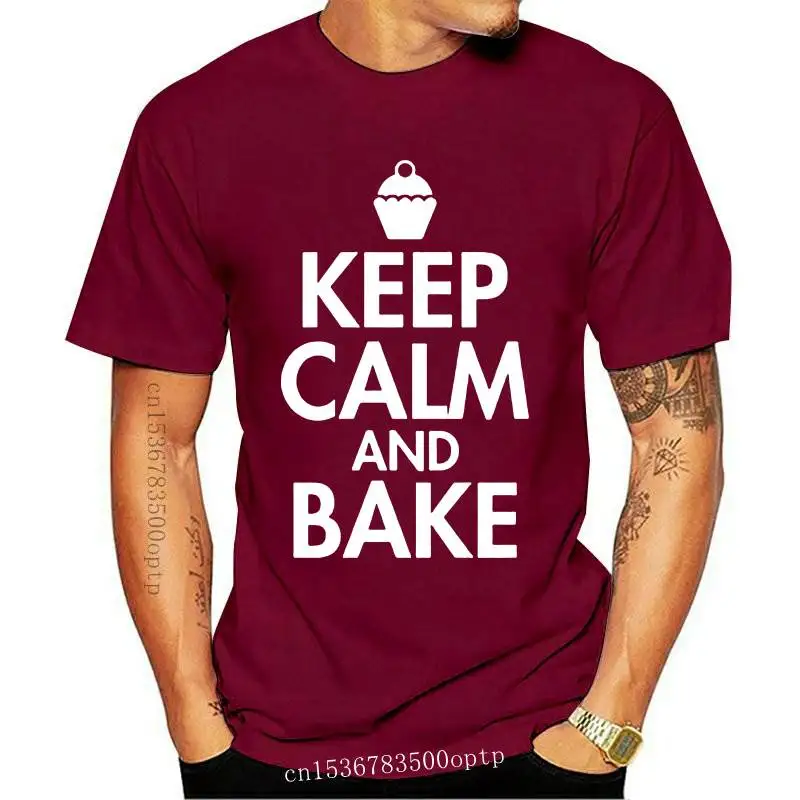 

New Keep Calm And Bake Print Women tshirt Cotton Casual Funny t shirt For Lady Yong Girl Top Tee Higher Quality Drop Ship S-463