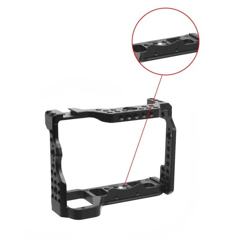 

Rig Cage Quick Release Plate with Grip for Sony A7R4 A92 A9II Camera Aluminium Alloy
