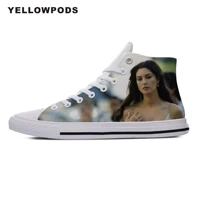 personality mens casual shoes hot cool pop funny handiness monica anna maria bellucci cute cartoon custom sneakers white