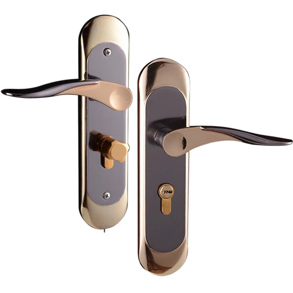 

Aluminum Door Handle Sets Lever LATCH LOCK BEDROOM BATHROOMPRIVACY PACKS #5