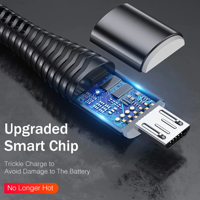 IPSKY 1 м Micro USB кабель 3A быстрое зарядное устройство Microusb мобильный телефон Android
