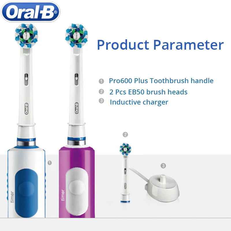 Оригинальная Ультразвуковая электрическая зубная щетка Oral B 3D умная