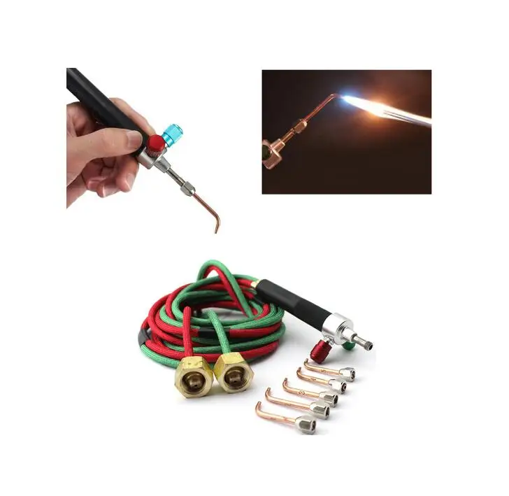 

Soldering Cutting Torch Mini Welding Torch Little Smith Gas Torch craft jewelry tool s 1 Set with 5 Tips