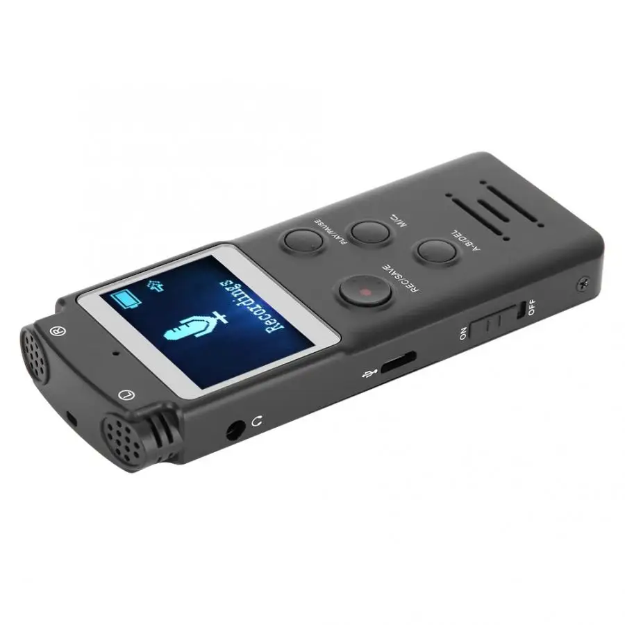 Цифровой аудио рекордер HIFI диктофон 8 ГБ профессиональный портативный MP3 FM для