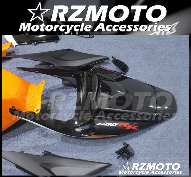 

New ABS Motorcycle Whole Fairings Kit Fit For Honda CBR600RR F5 05 06 2005 2006 bodywork set Nice red orange Repsol