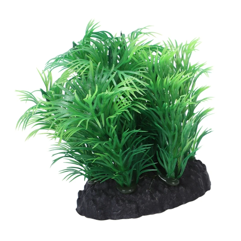 Лучший Аквариум искусственная пластмассовая трава водное растение аквариумное