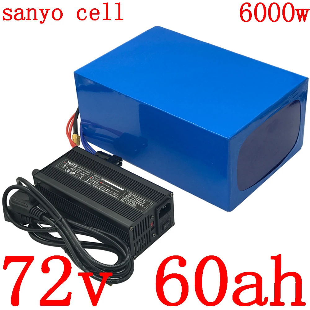 72V батарея Аккумуляторный отсек для электрического велосипеда 4000W 5000W 6000W
