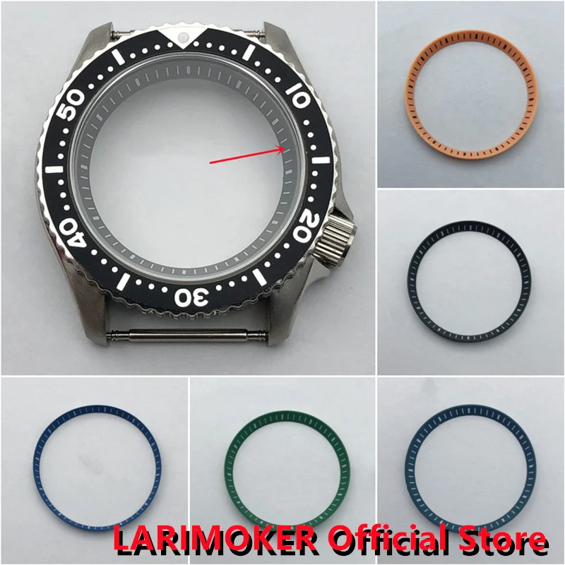 

Watch Case Parts Chapter Ring Fit for SKX009 SKX007 Model NH35/NH36 Men's Watch Blue/Green/Black/White 30.2mm*27mm*2.77mm