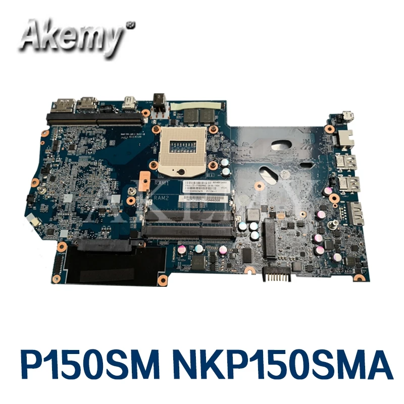 

6-77-P150SMA0-D03B NKP150SMA for Clevo P150SM motherboard 6-71-P15S0-DA3B 100% Work Perfectly