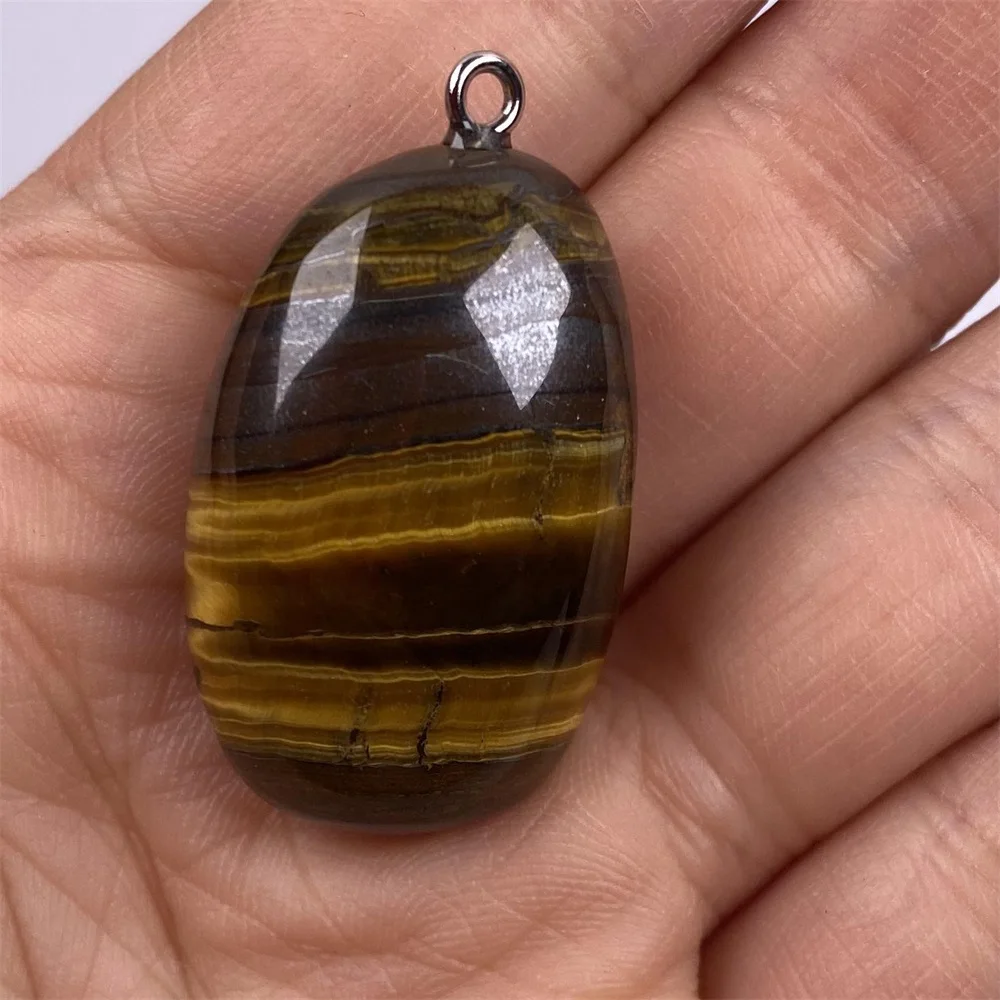 Натуральный Полудрагоценный Камень Кулон Бесконечность Тайгерай изготовления