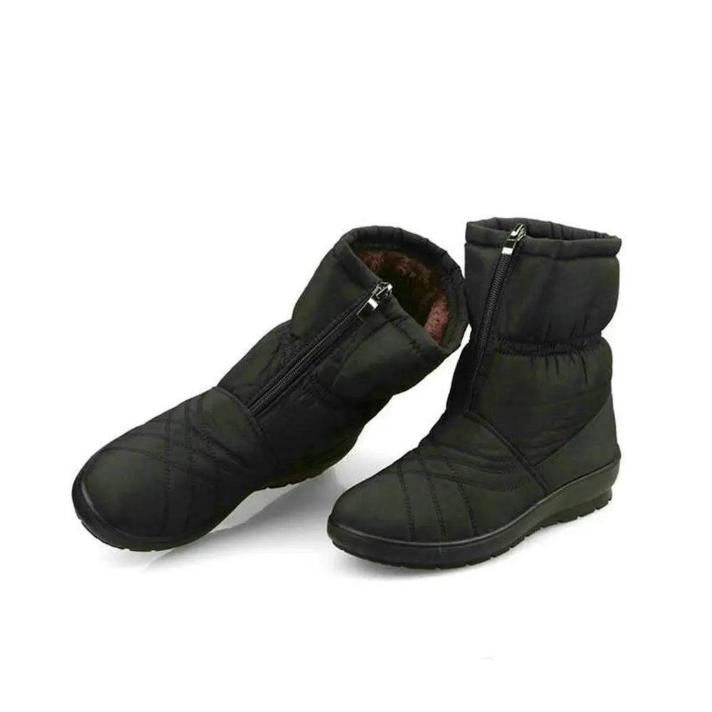 Новинка 2018 размера плюс 35 42 водонепроницаемые женские сапоги с гибкими кубиками