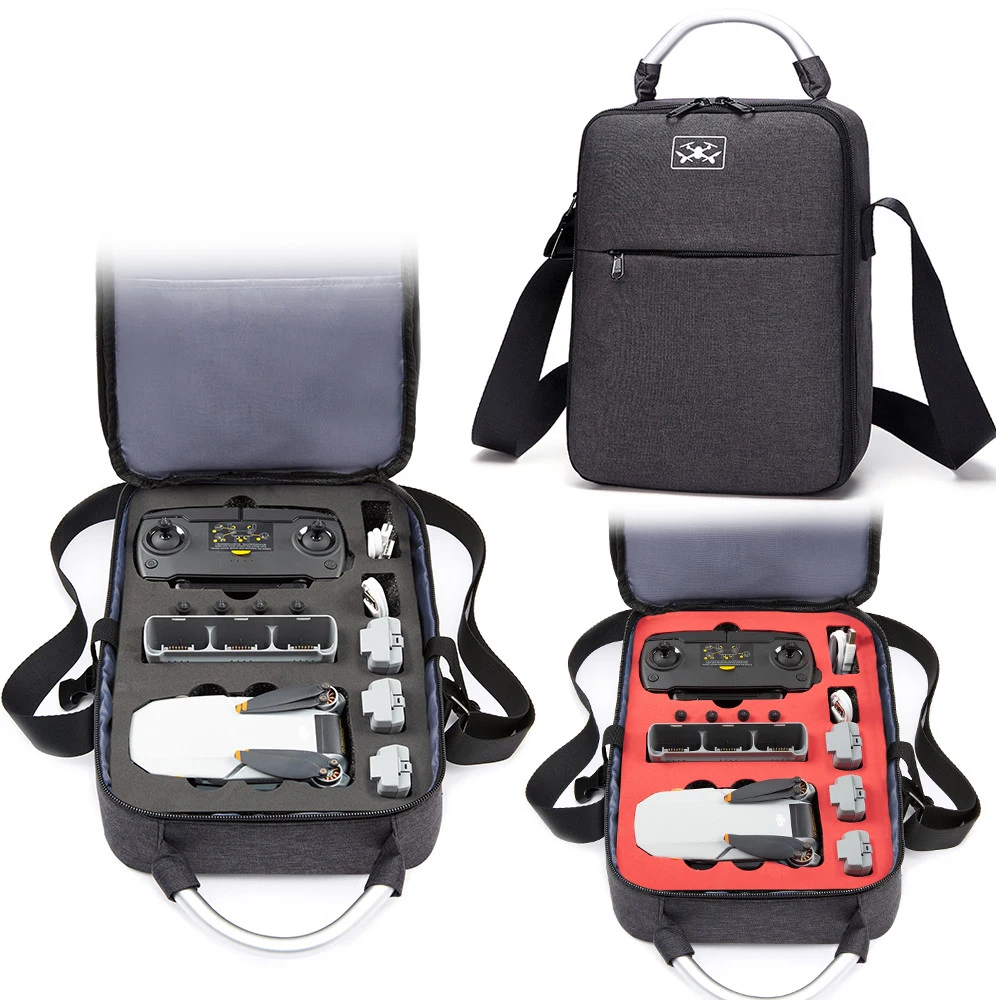 

Сумка через плечо для дрона DJI Mini SE, портативная нейлоновая Черная мягкая сумка для хранения, водонепроницаемый чехол для переноски, аксессу...
