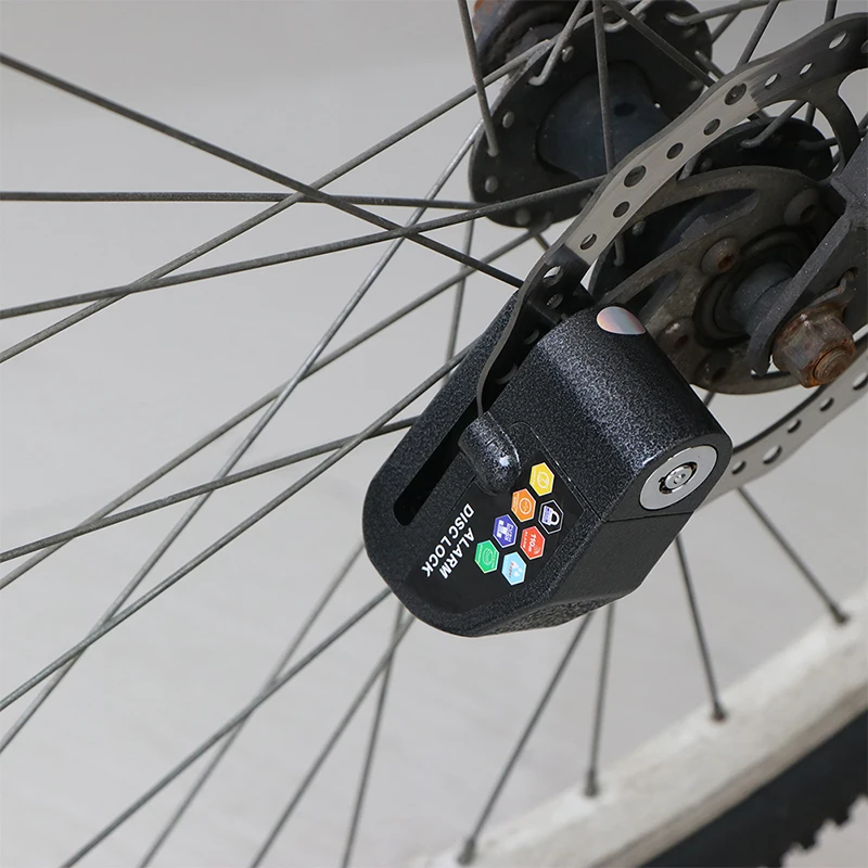 Универсальный Противоугонный замок 110 дБ для защиты мотоцикла скутера дискового