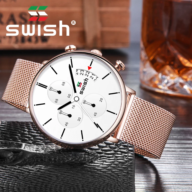 Свист 2020 хронограф наручные часы для мужчин модные спортивные военные кварцевые