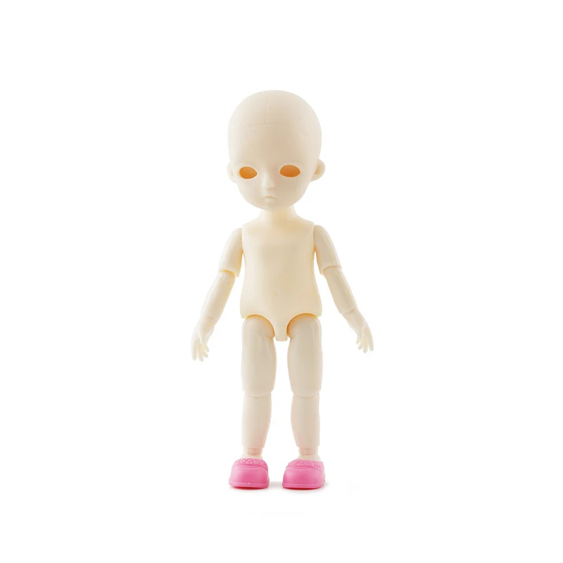 No Eyes 16 см 1/12 косметика "сделай сам" bjd кукла игрушка 13 шарнир Bjd кукла игрушка прекрасный детский подарок детские игрушки для девочек - Цвет: No Eyes