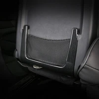 for jeep grand cherokee wk2 2014 2015 2016 2017 2018 abs carbon car seat back storage frame cover anti scratch trim accessories