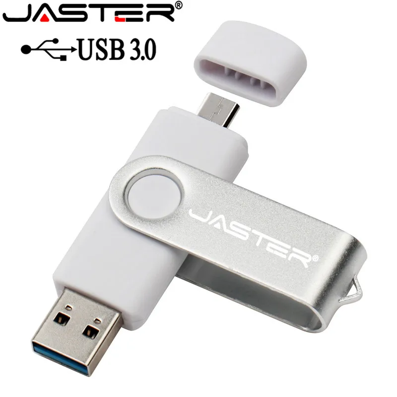 USB флеш-накопитель JASTER 2 в 1 3 0 256 ГБ 64 32 16 8 OTG высокоскоростной для Android/ПК |