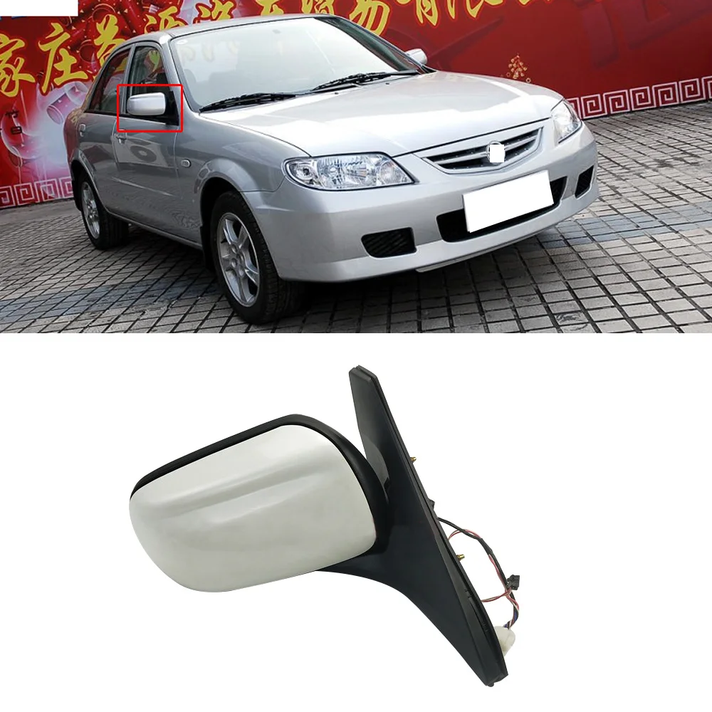 CAPQX 3/5wire для Mazda 323 Family Protege BJ 98 05 внешнее зеркало заднего вида боковое BVED 69