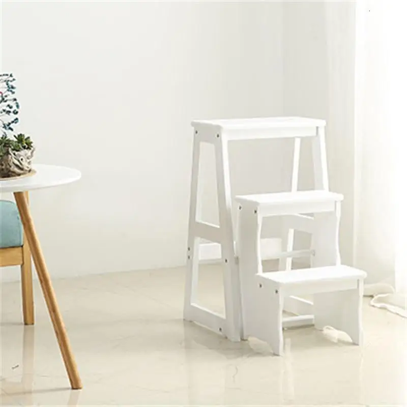 Маленький парадный табурет оттоманская скамейка кухня ступенчатая складываемая