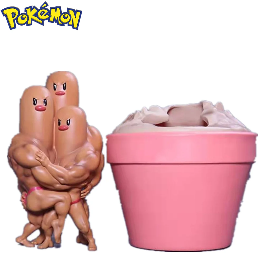 Фигурка из ПВХ Покемон мускул дугтрио игрушка Аниме игра го фигурка Пикачу