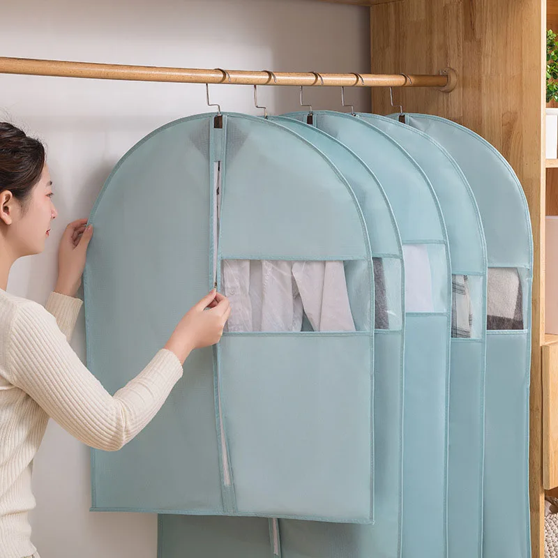 

Одежда Пылезащитный чехол Домашняя одежда пальто нетканый чехол для костюма спальная одежда висит мешок для взрослых детей Стиль влагосто...