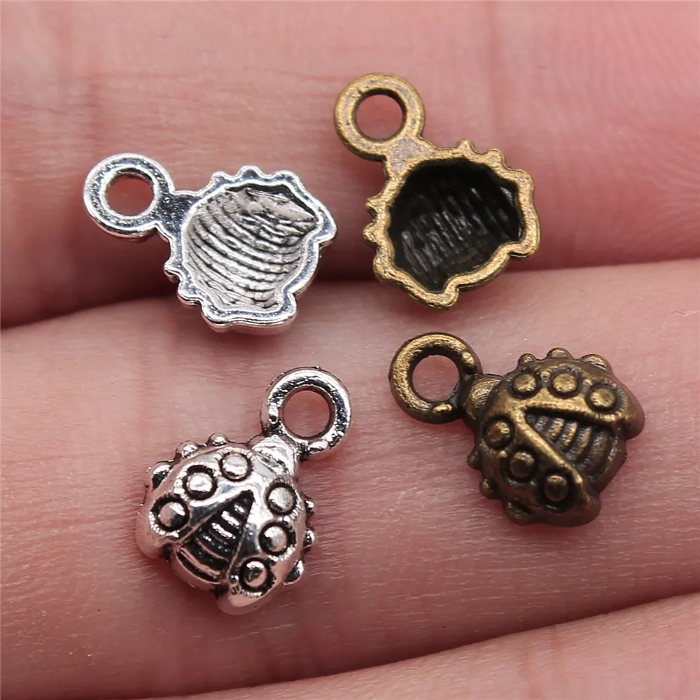 

Для выведения токсинов, 40 шт 11x8mm подвеска в виде божьей коровки Кулоны из нержавеющей стали для изготовления ювелирных изделий 2 Цвета милые...