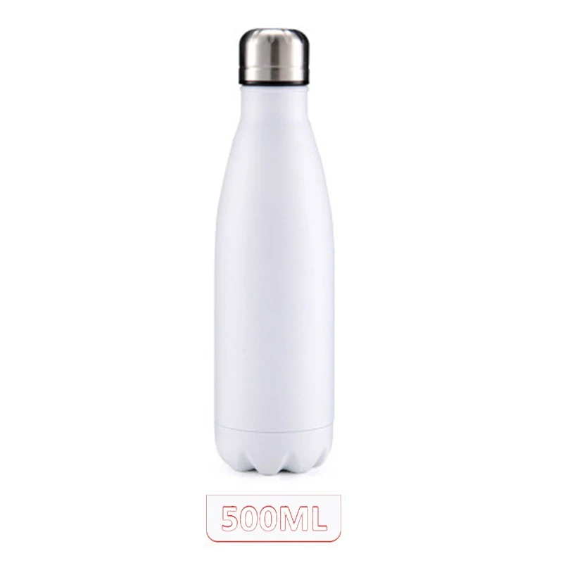 500ML Double-Layer Creative BPA Free Water Bottle Stainless Steel Beer Tea Coffee Portable Sport Vacuum Thermal Flask | Дом и сад