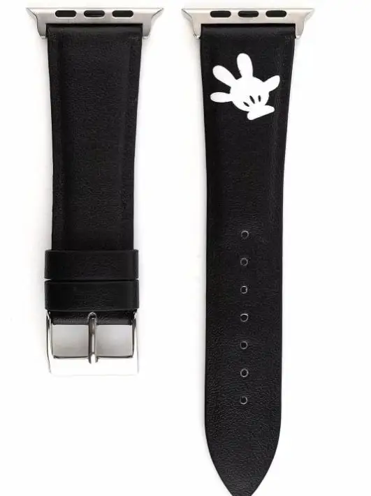Ремешок для iwatch Apple Watch Series 1234 44 мм 40 мм 38 мм 42 мм Микки Маус Минни мультфильм ремешки для часов