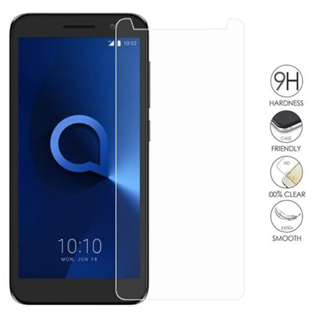 9D защитная пленка из закаленного стекла для Alcatel Работает с любым оператором 1 1X 1C