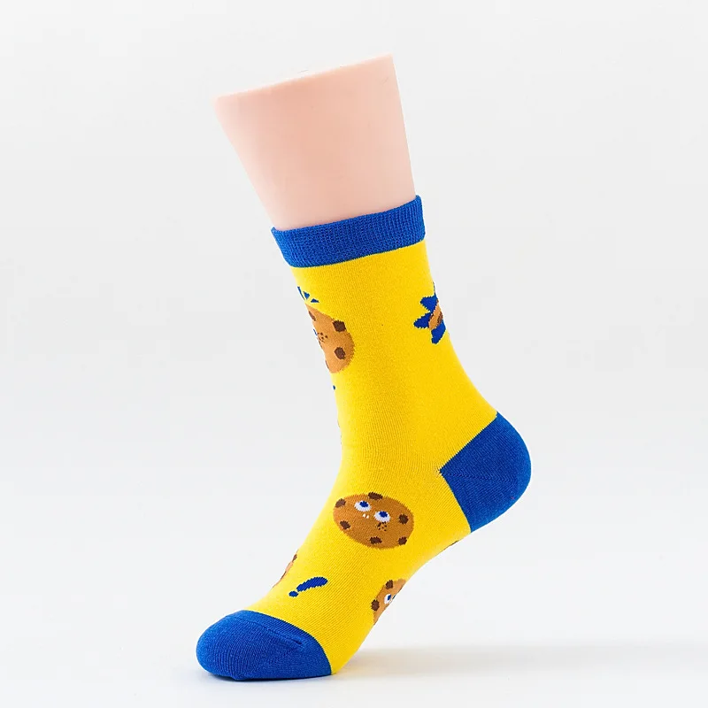 

5 Pairs Cute Cartoon Socks Set Women's Kawaii Pinkycolor Lovely Cow Print Cotton Sock Korean Style College Harajuku Lolita Sox