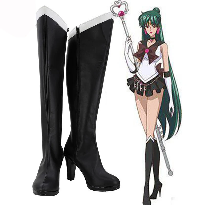 

Anime Sailor Moon cosplay Sailor Pluto Meiou Setsuna cos cartoon Halloween party Unisex Sailor Pluto Meiou Setsuna Cosplay Wigs