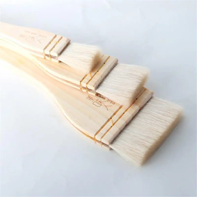 

Kitchen Basting Brushes Wooden Handle Brush Sauce Grilling BBQ Bread Pastry Oil Cream Basting Brush Kitchen Baking BBQ Tool