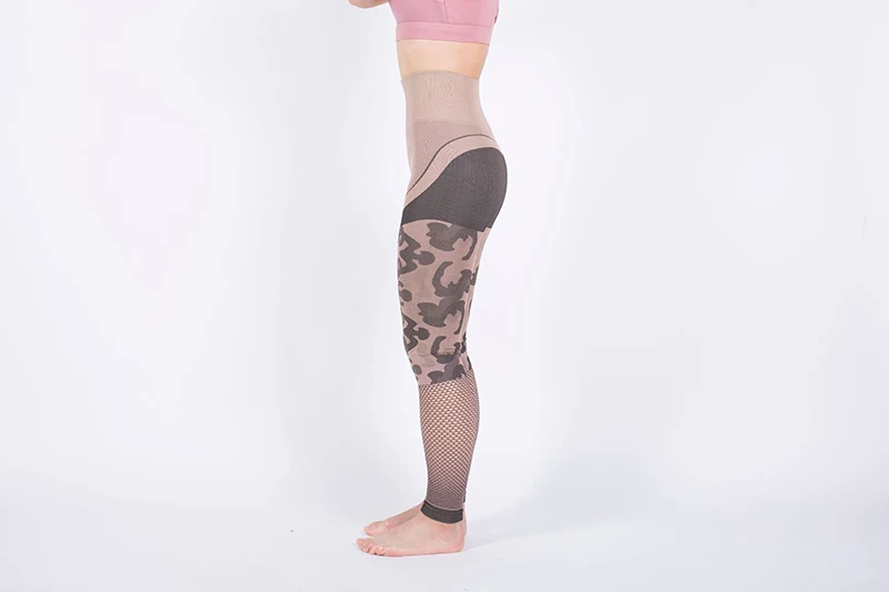 SALSPOR, камуфляжные Бесшовные Спортивные Леггинсы для женщин, Акула, фитнес, полые, обтягивающие леггинсы для спортзала, высокая талия, пуш-ап, эластичные штаны для йоги