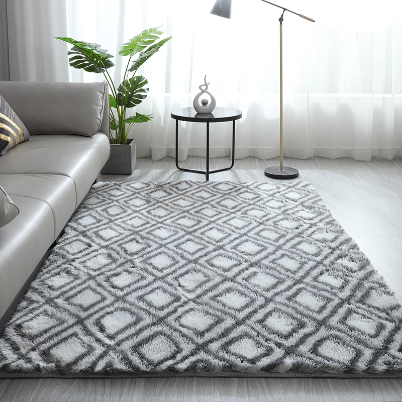 Шаг коллекция современные плюшевые облако серый ковер мягкий пушистый для детской комнаты маленьких