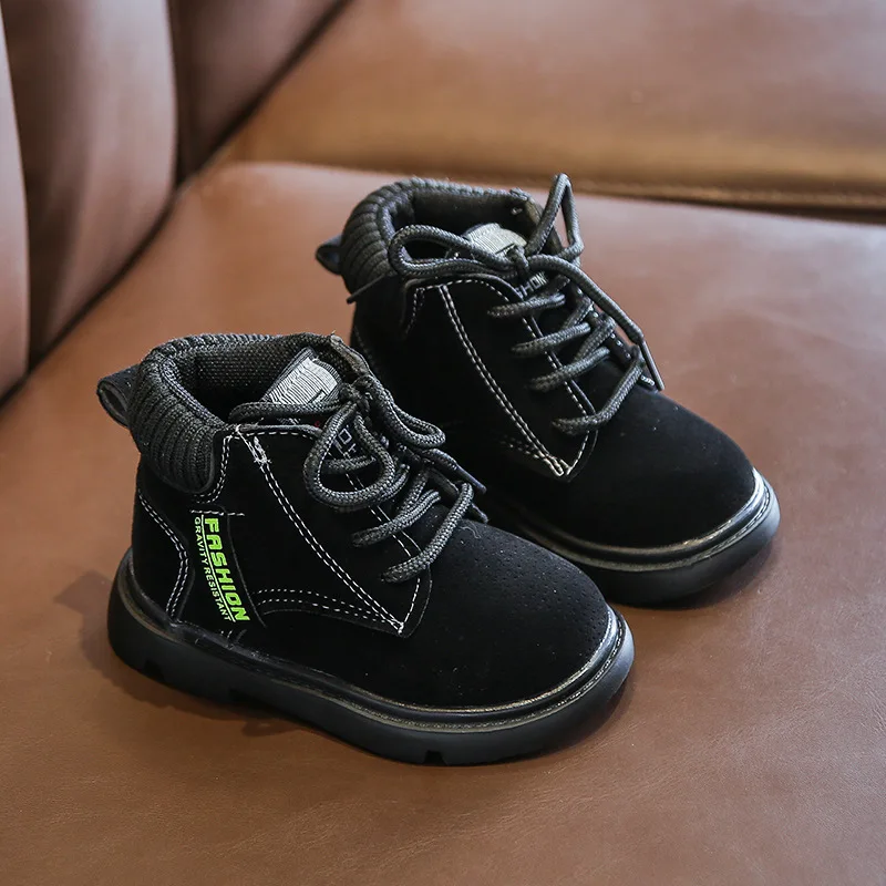 2019 Autumn fashion 1 to 5 year old kids martin boots boys and girls short baby toddlers children sports shoes | Мать и ребенок