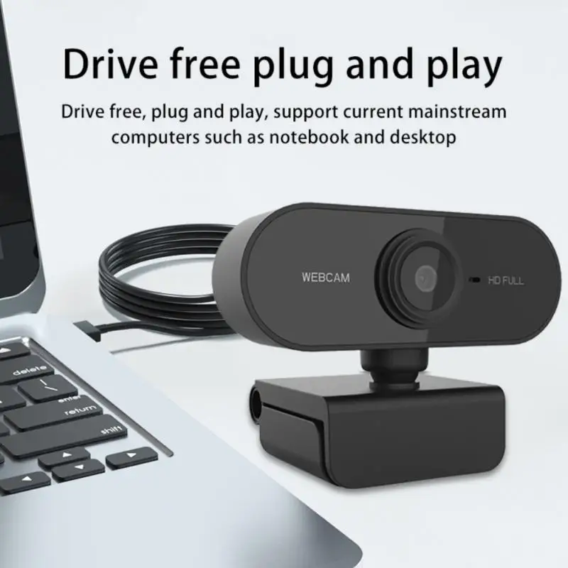 

New 360-degree Rotatable Camera Computer Network Camera 1080P HD USB Conference Camera Live Online Class Webcam For PC Laptop