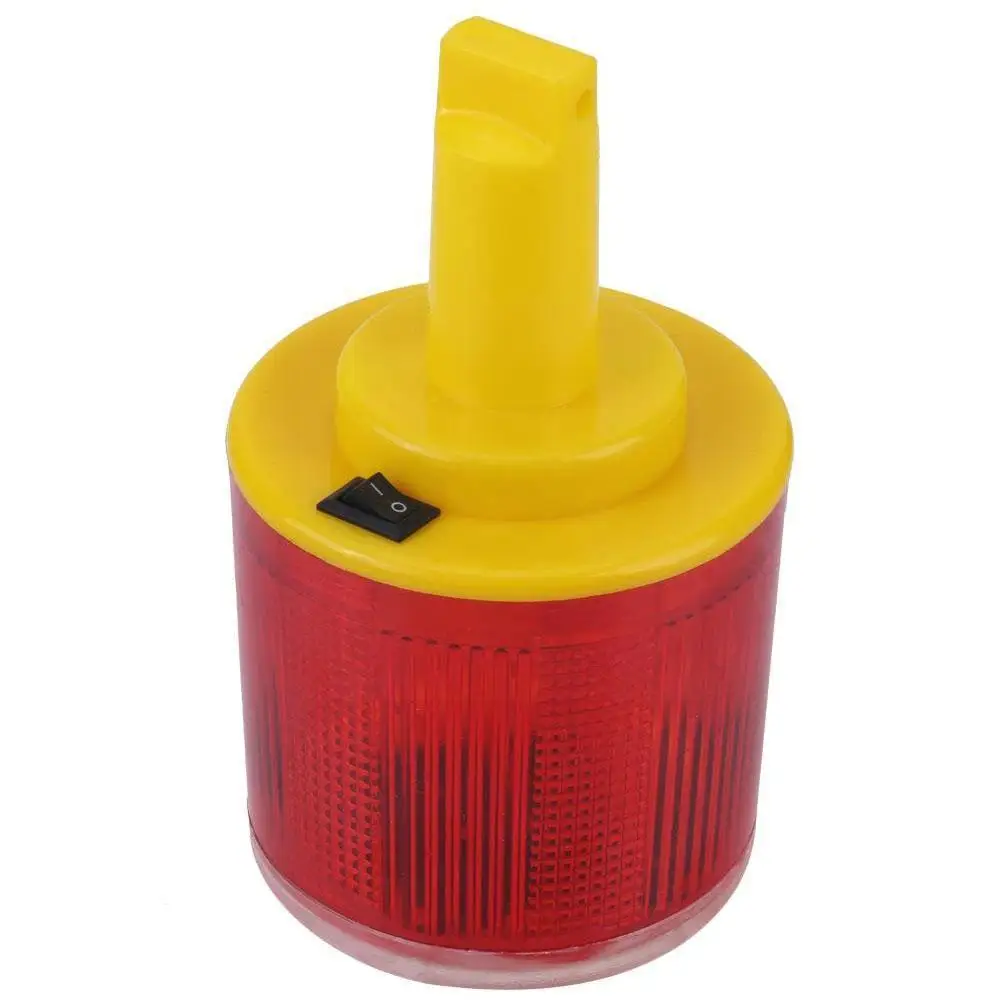 Solar Powered Traffic Warning Light LED Bulb Lamp for Construction Site Harbor Road Emergency Lighting indicator Li N1U5 | Автомобильные