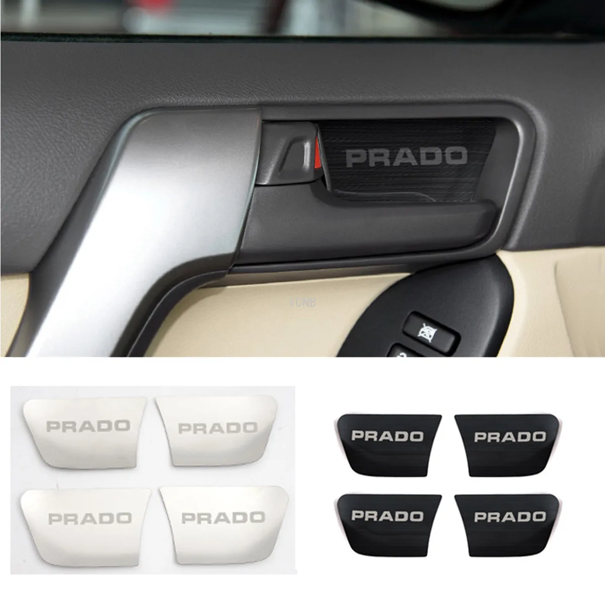 Накладка на внутреннюю дверную чашу из нержавеющей стали для Toyota Land Cruiser Prado 150 2010