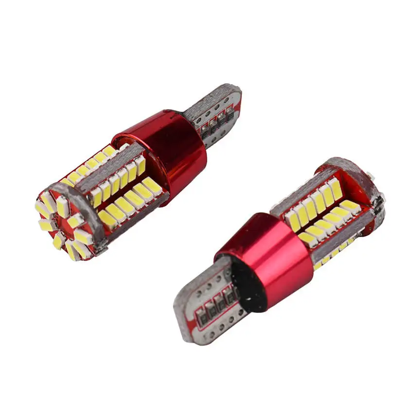 10 шт. х Новый Автомобильный светодиодный светильник T10 Canbus 57 SMD 3014 Светодиодный W5W