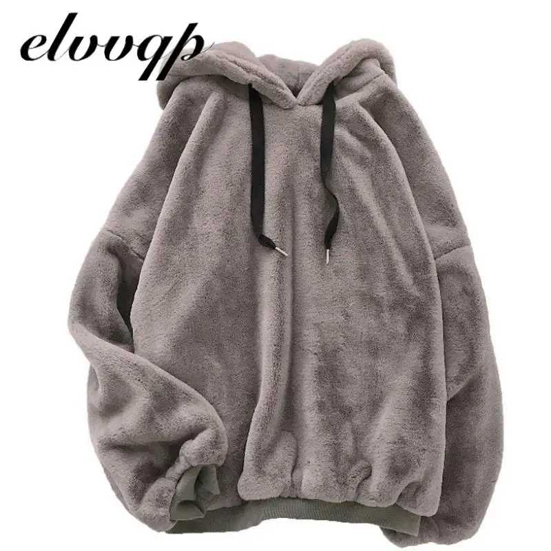 

Однотонные милые женские свободные повседневные теплые толстовки с капюшоном в стиле Харадзюку, Женский флисовый фланелевый пуловер, Женский свитшот, пальто на осень и зиму