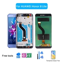 display for honor 8 lite pra tl10 lcd display touch screen replacement for huawei p 8p9 lite 2017 pra la1lx2 lcd screen tested