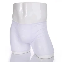 clever menmode men sexy seamless underwear panties ultra thin transparent boxershorts homme long leg underpants boxer shorts