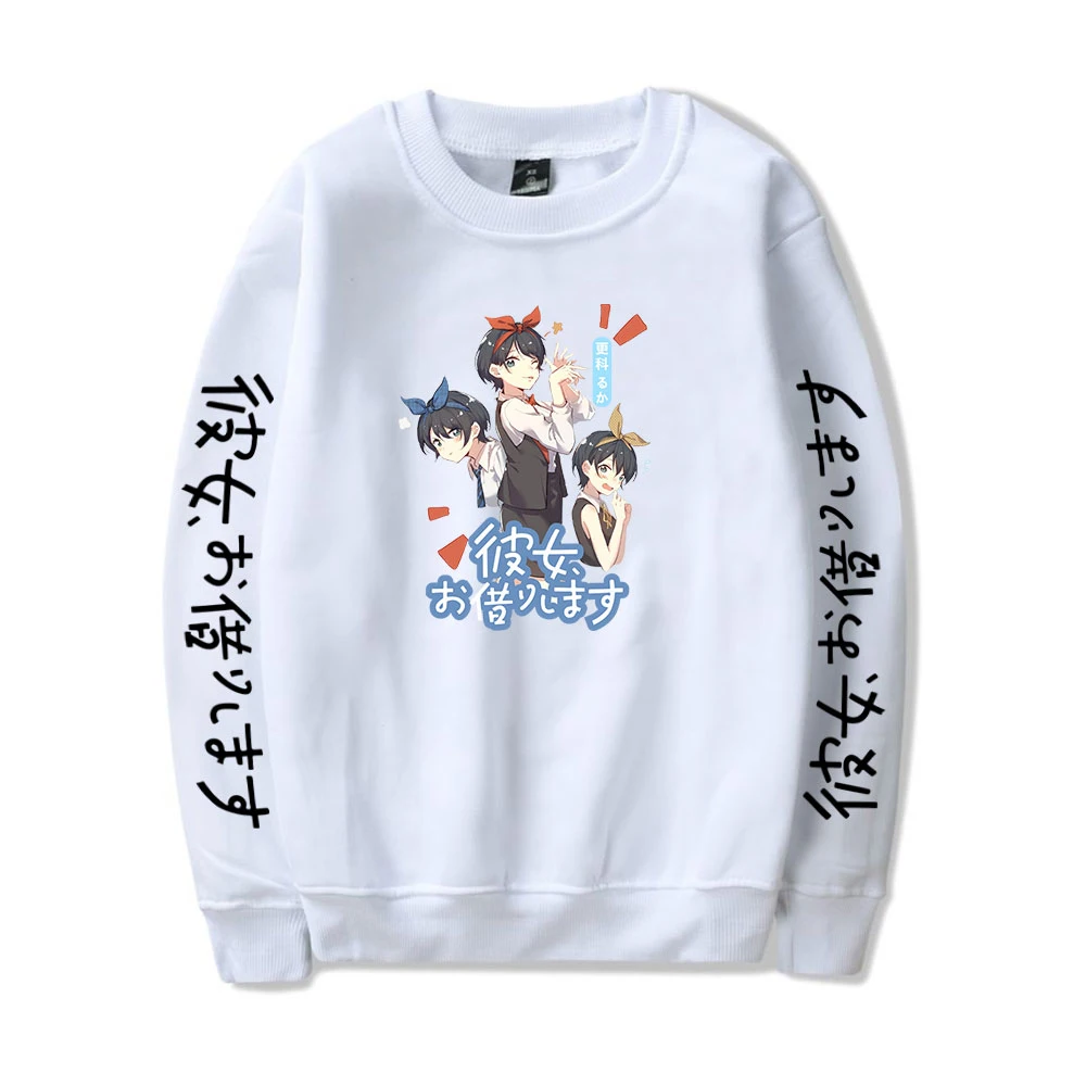 

Rental girlfriend O-Neck Sweatshirts Women/Men Long Sleeve Sweatshirts Hot Sale Anime Casual Streetwear Clothes
