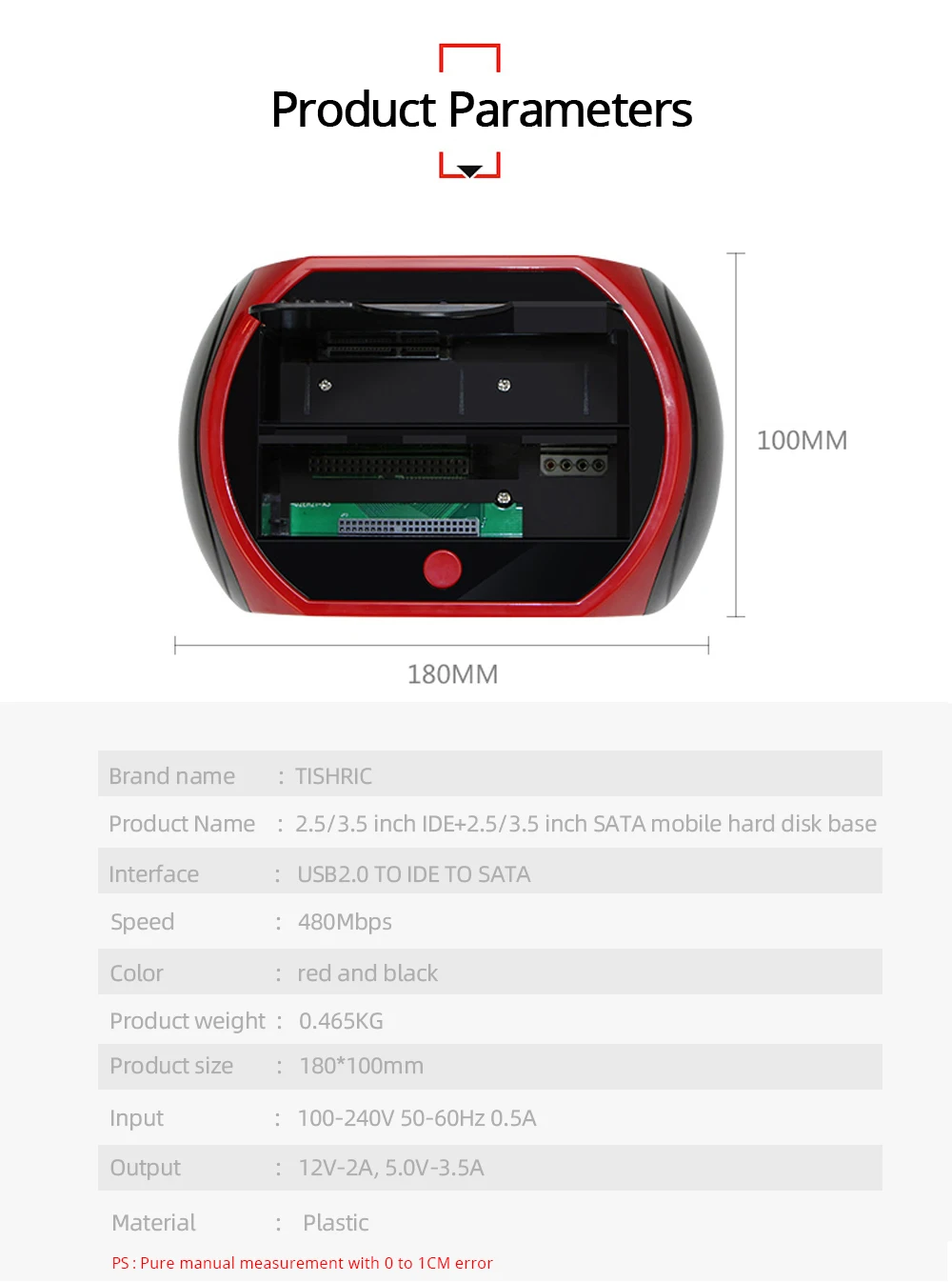 TISHRIC все в одном 3,5 2,5 док-станция AU Hdd Dual IDE SATA USB внешний HD корпус жесткий диск кардридер